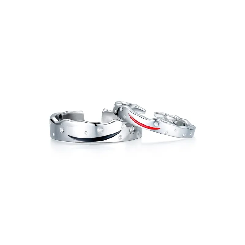 CENTURY&KINDLE S925 Silver Rings Unisex-13