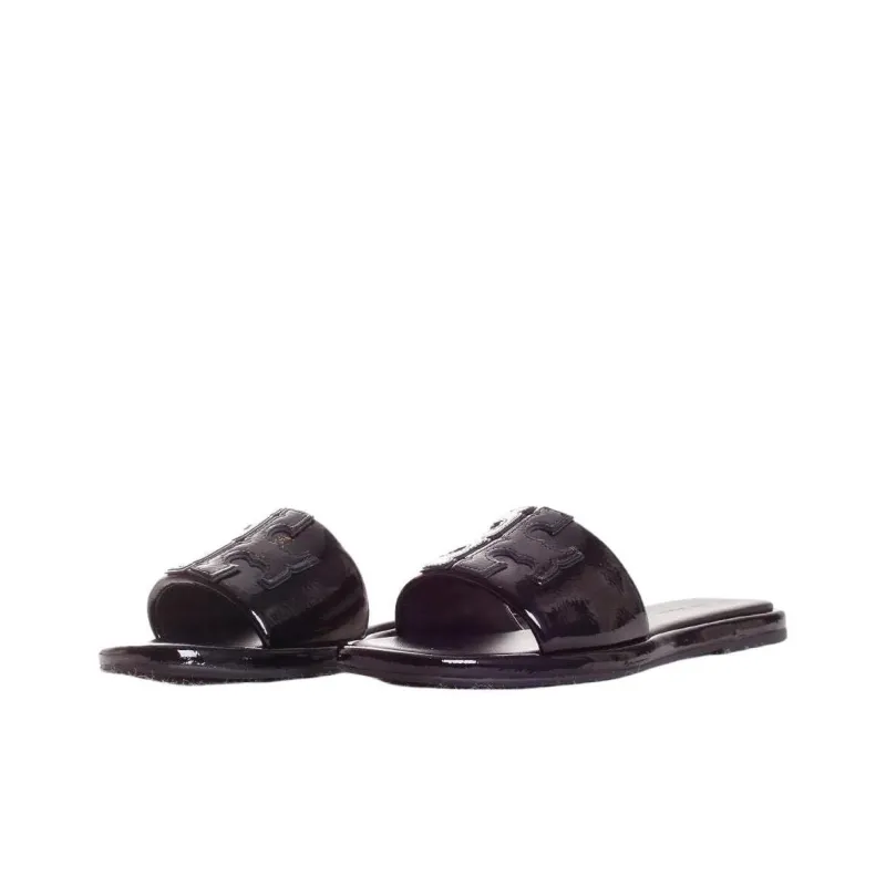 TORY BURCH Slide Slippers Women's Burgundy-3