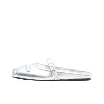 MARNI Closed Toe Slippers Women's Silver