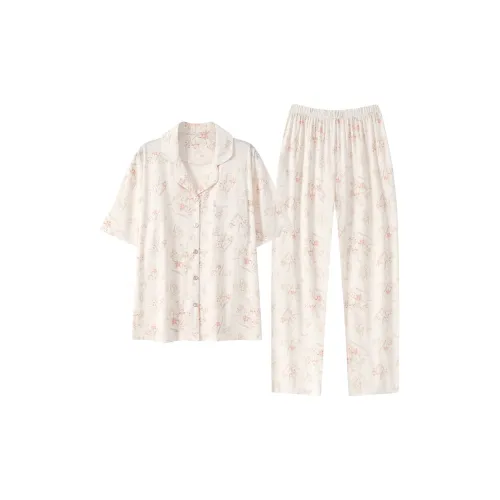 FENTENGCARE Pajama Set Women's Apricot