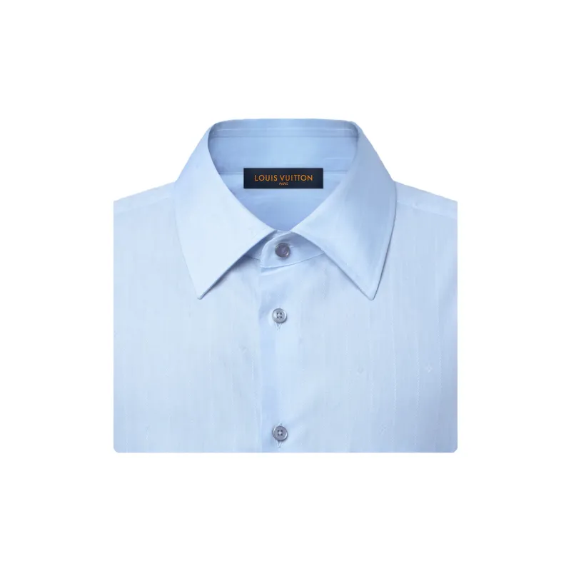 LOUIS VUITTON SS25 Shirt Men's Sky Blue-4