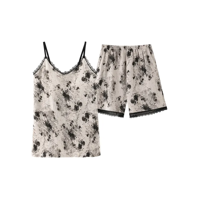 MIIOW Cool One Summer Series Pajama Set Women's Light Gray-0