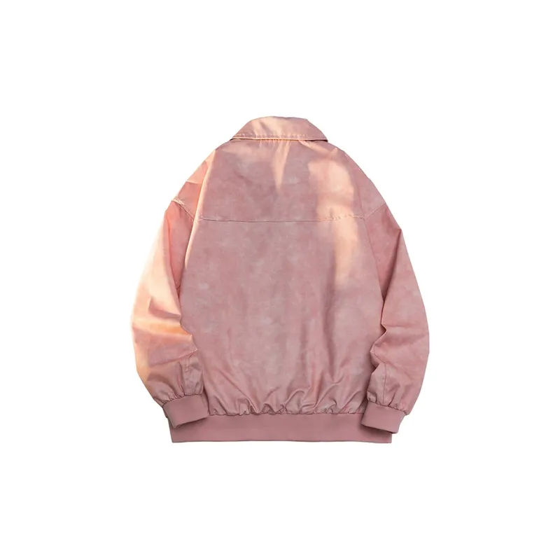 HOKLV Jackets Coats Unisex Pink-1