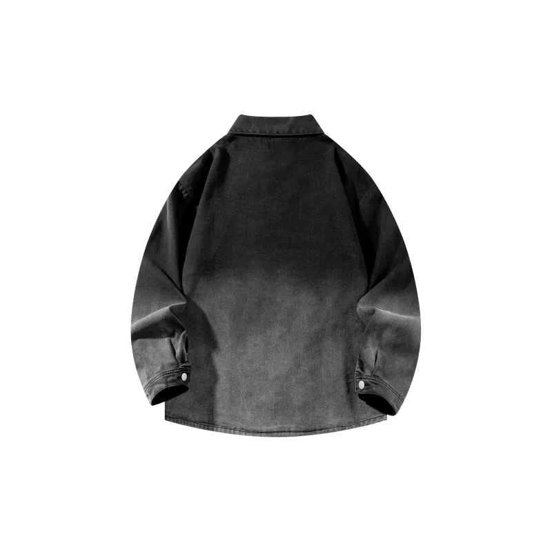 A.X.S.K Denim Jacket Unisex Black-1