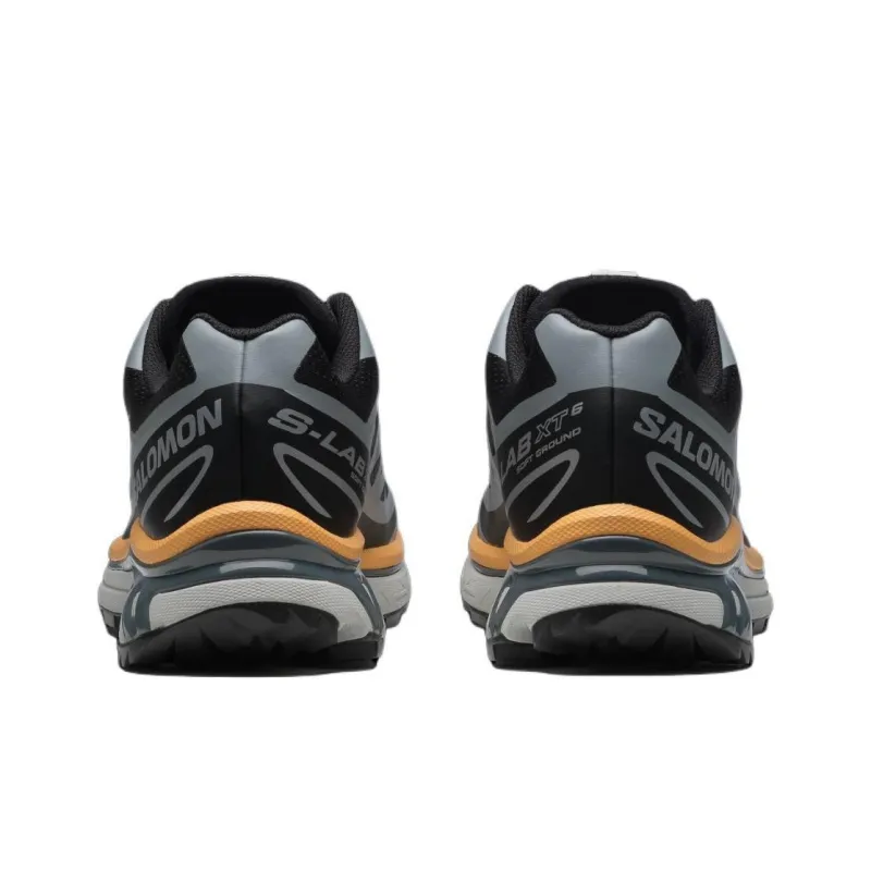 SALOMON XT 6 Anti Slip Wear Resistant Low Top Casual Running Shoes Unisex Black-4