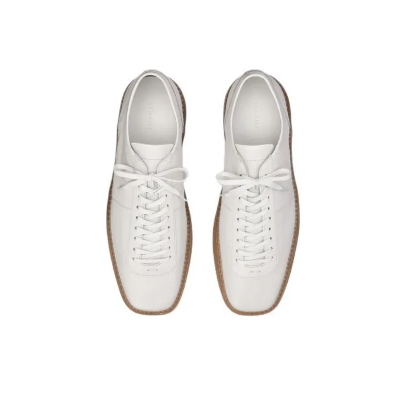 Lemaire Low Top Skateboard Shoes Men's Ecru-4