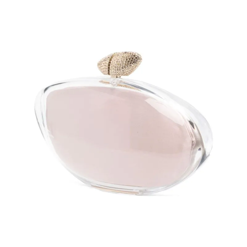BENEDETTA BRUZZICHES Metal Clutch Women's White-1
