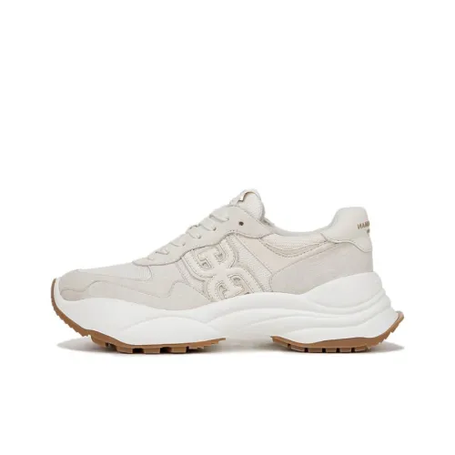 SAM EDELMAN Height Increasing Abrasion Resistant Slip Resistant Low Top Chunky Sneakers Women's Ecru