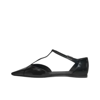 MaxMara Fsilkway Casual Single Shoes Women's Black
