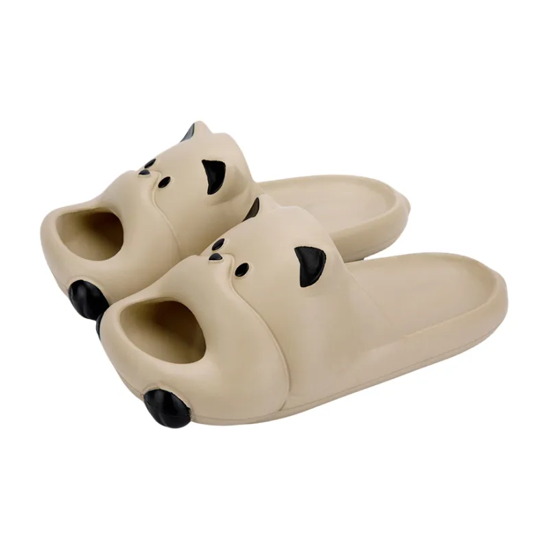 TLIT Summer Cute Cartoon Home Slip Resistant Soft Sole EVA Couple Slippers-6