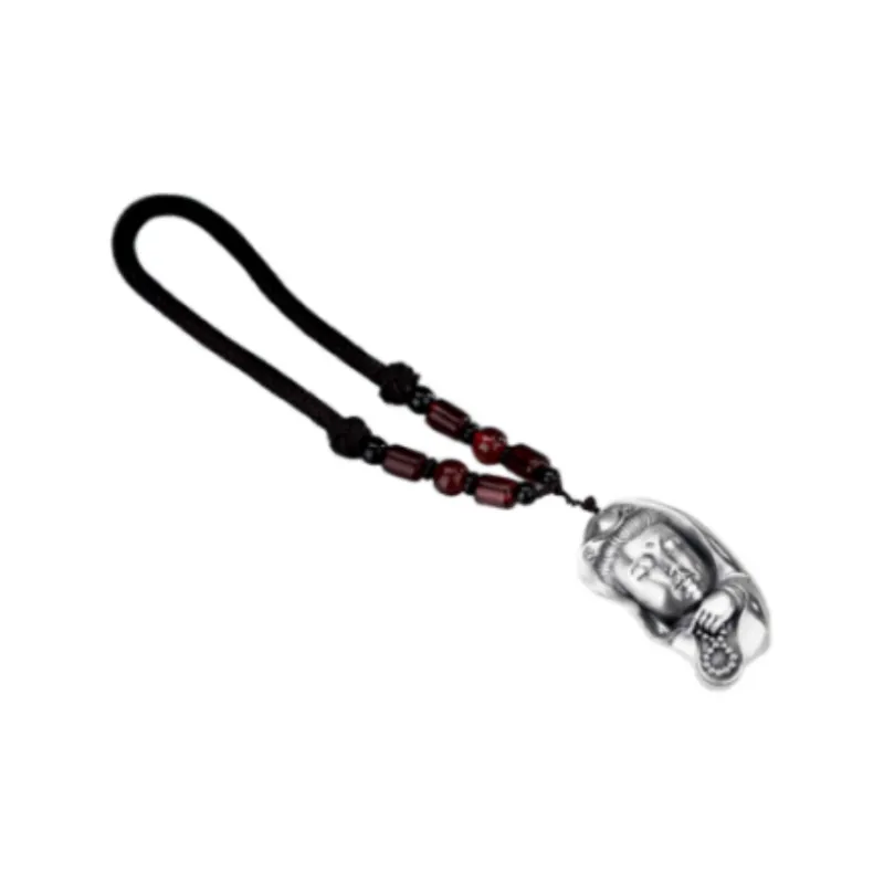 QINGFU 999 Fine Silver Handlebar Piece Unisex-0