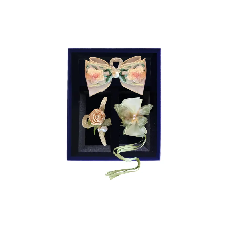 SENDME Acrylic, Fabric Hair Clips Women's-0