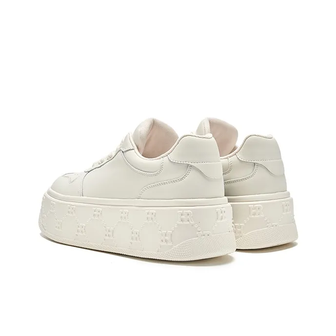 HR Low-Top Skateboard Shoes Women's Beige-3