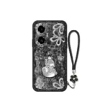 Classic Black-DW Glitter Gourd Black+Floral Bracelet