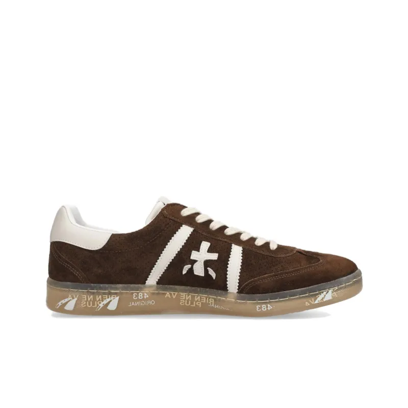 PREMIATA Bonnie Low Top Skateboard Shoes Men's Brown-1