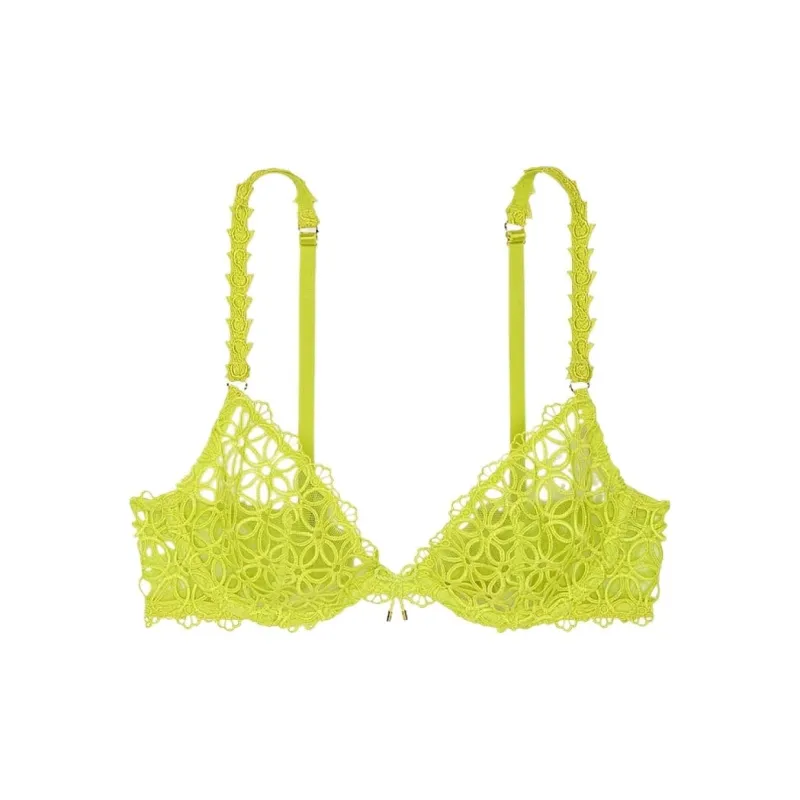 Victoria's Secret Bra Women's Yellow Green-0