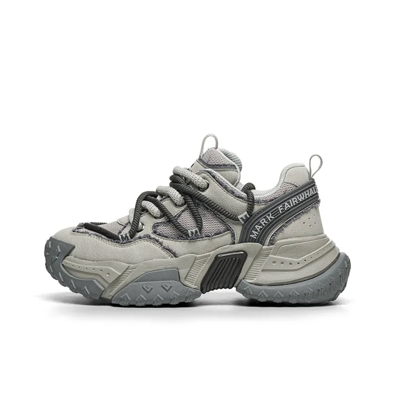 FAIRWHALE Anti Slip And Wear Resistant Height Increasing Low Top Chunky Sneakers Men's-10