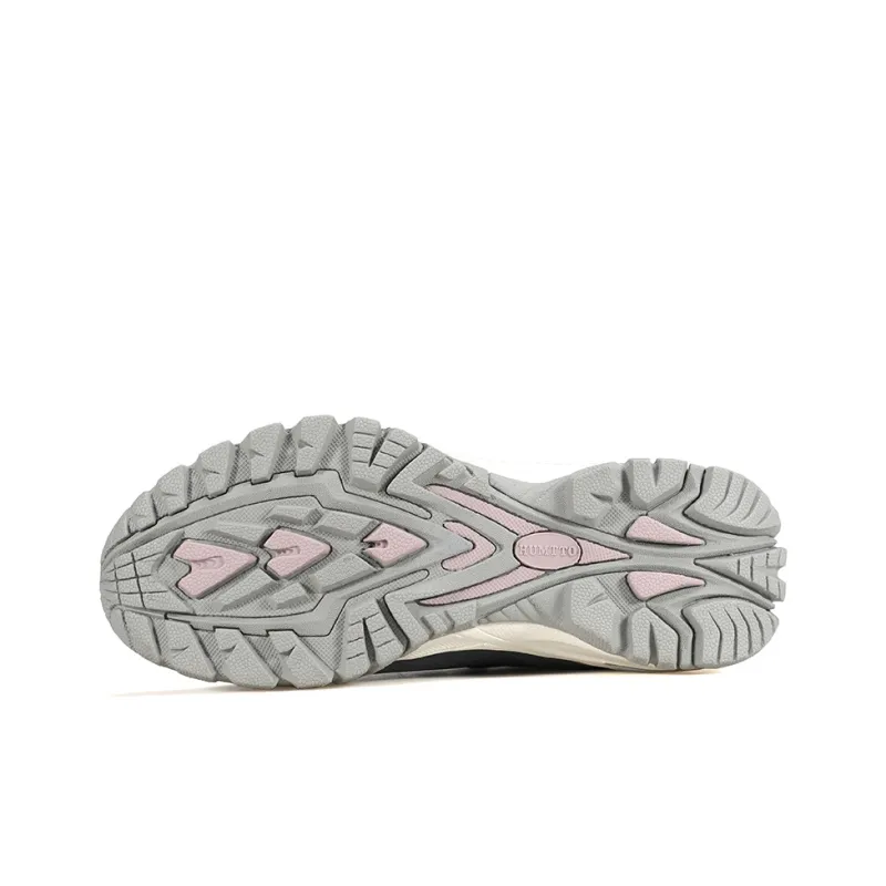 HUMTTO Cushioned Slip-Resistant Abrasion-Resistant Low-Top Trekking Shoes Women's Gray Pink Purple-4