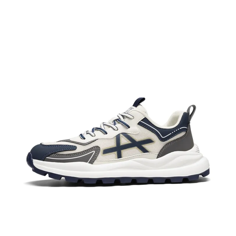 OFFER-AITR Anti-Slip And Wear-Resistant Breathable Low-Top Chunky Sneakers Men's-6