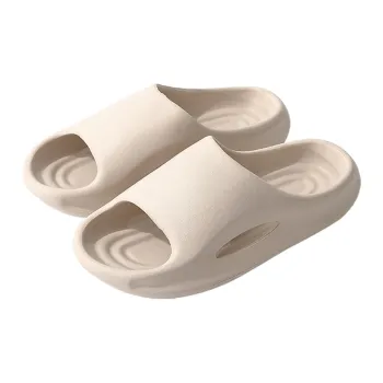 Foot Recreation Simple Home Indoor Platform Bathroom Bathing Slip Resistant EVA Slippers, Unisex