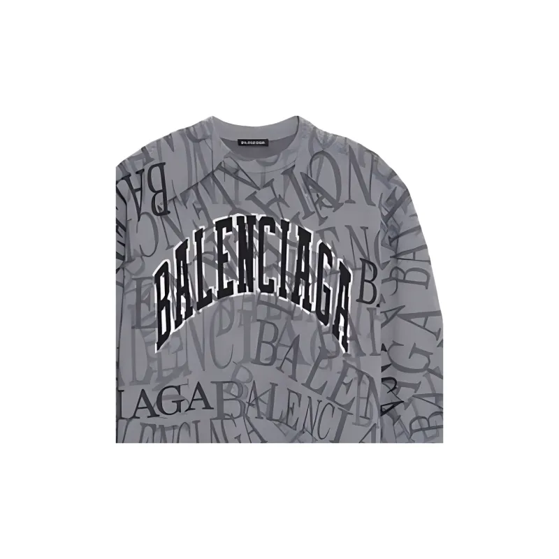 Balenciaga Cashmere Sweaters Men Gray-4