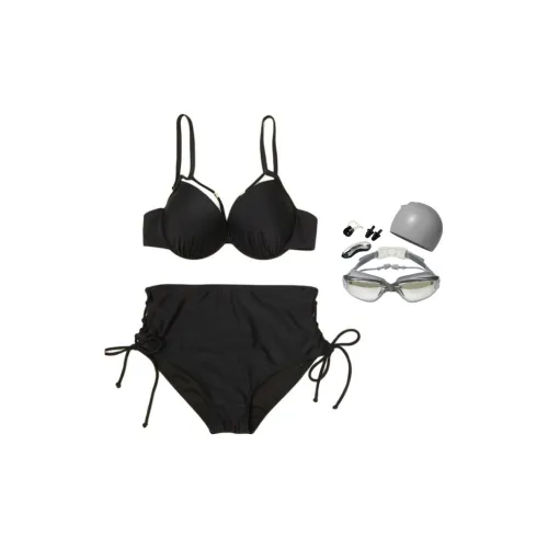 Yalu Preferred Swimming Sets Polyester Women's Black