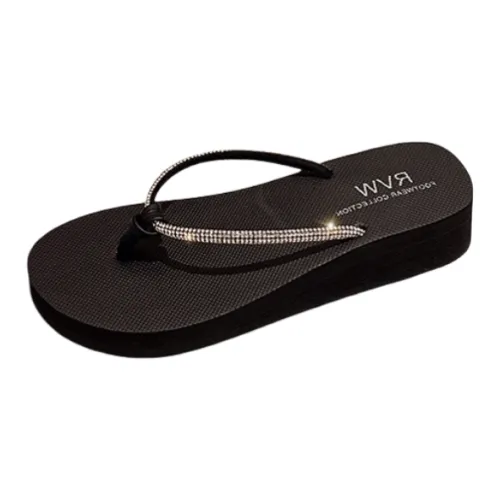 YUZHAOLIN Slippers Women's Summer Fashion Platform Flip Flops Home Slippers Indoor