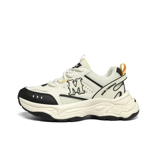 FAIRWHALE Wind Style Collection Cushioning Slip Resistant Low Top Chunky Sneakers Men's