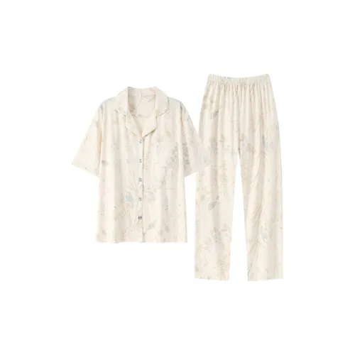 FENTENGCARE Pajama Set Women's Apricot