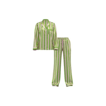 Victoria's Secret Pajama Set Women's Green