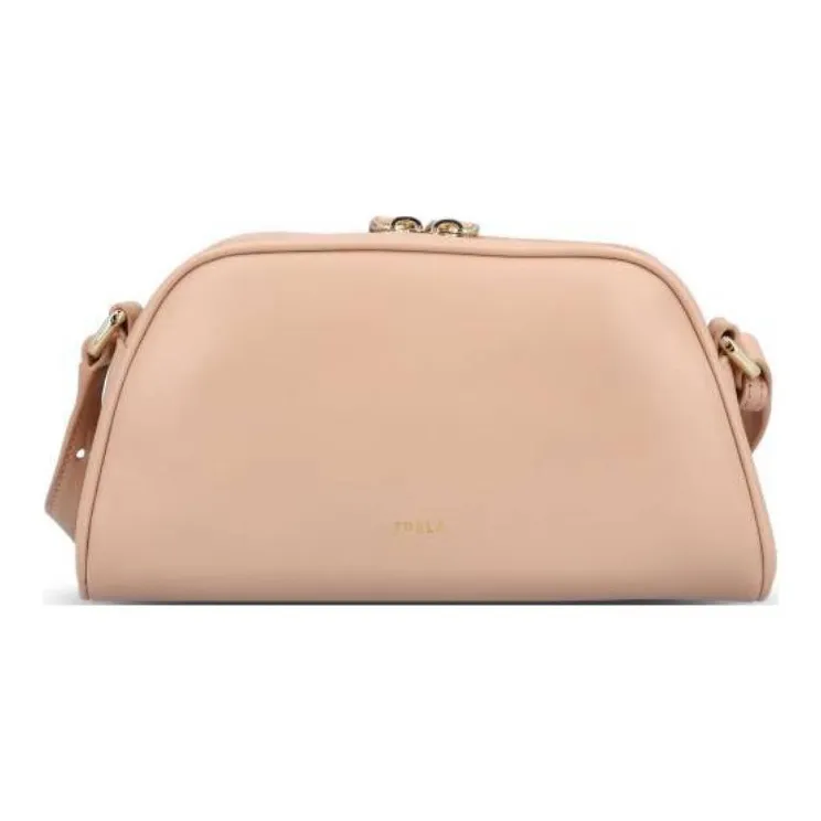 Furla Calfskin Shoulder Bag Women's Pink-2