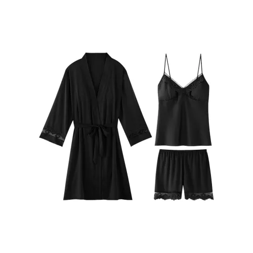 O'MESIK Pajama Set Women's Black