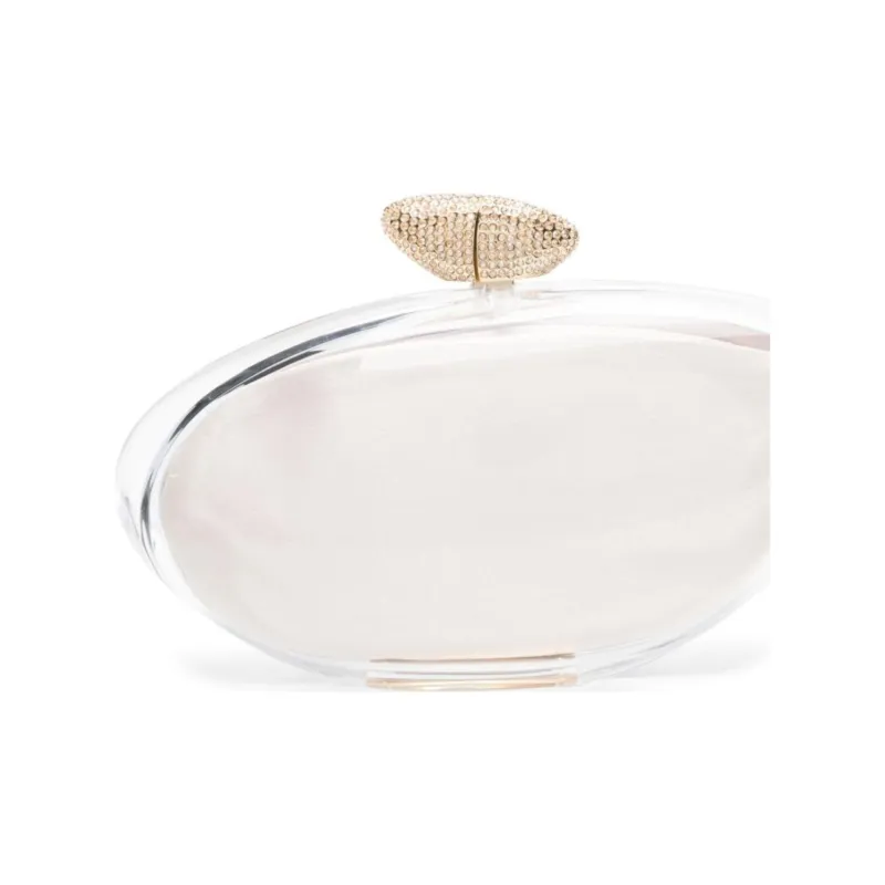 BENEDETTA BRUZZICHES Metal Clutch Women's White-2