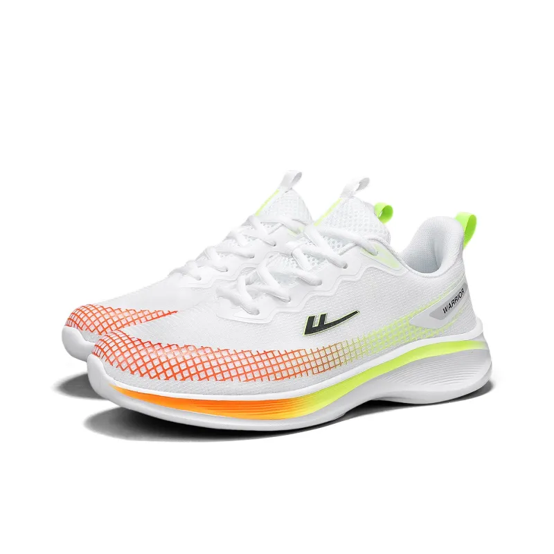 WARRIOR Running Shoes Men Low Top Beige/Yellow-3