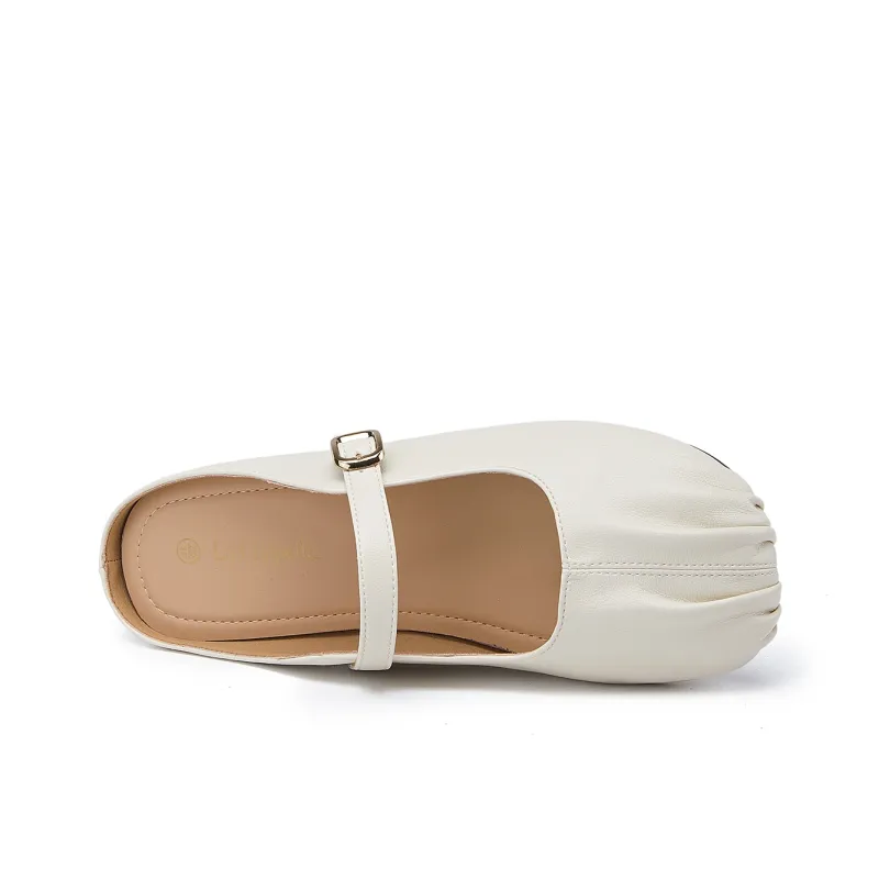 La Chapelle Slip-Resistant Wrap-toe Slippers Women's Black-12