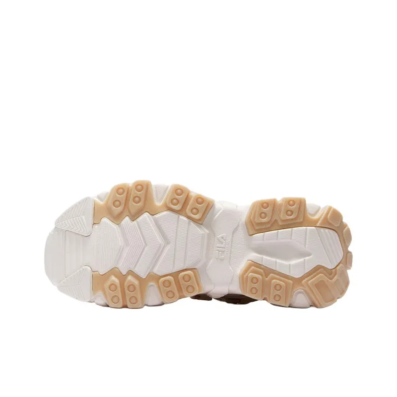 FILA FUSION EXOCET Mountains Shoes Anti Slip Wear Resistant Low Top Casual Shoes Men's White-4