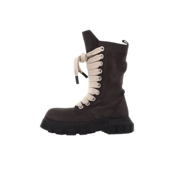 RICK OWENS/RO Jumbolace Ankle Boots Men's Brown