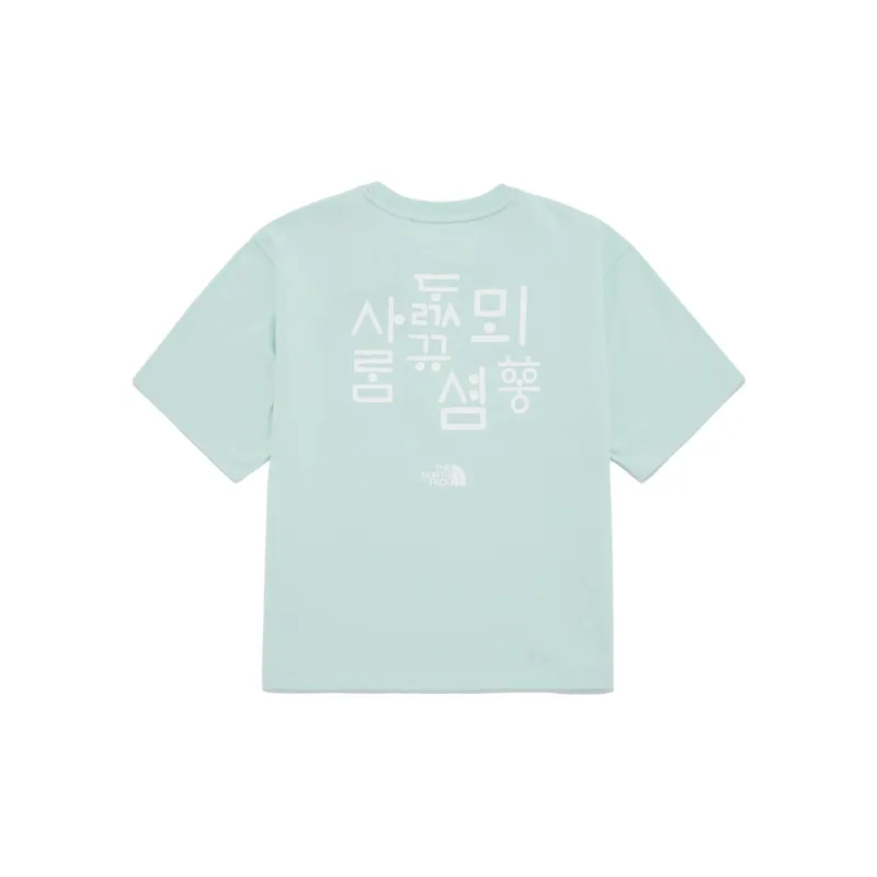 THE NORTH FACE Regular T Shirt Women's Green-1