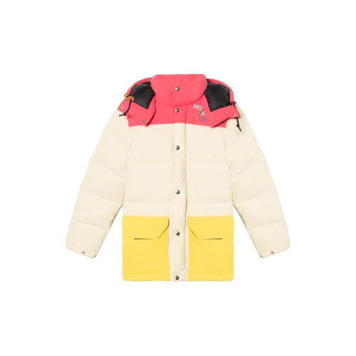 GUCCI X The North Face Down Jacket Ivory/Dark Pink/Yellow