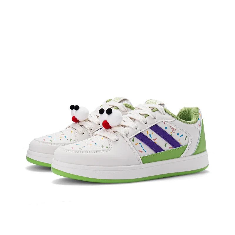 SESAME STREET Coverage Warm Slip-Resistant Cushioning Low-Top Skateboard Shoes Unisex-31