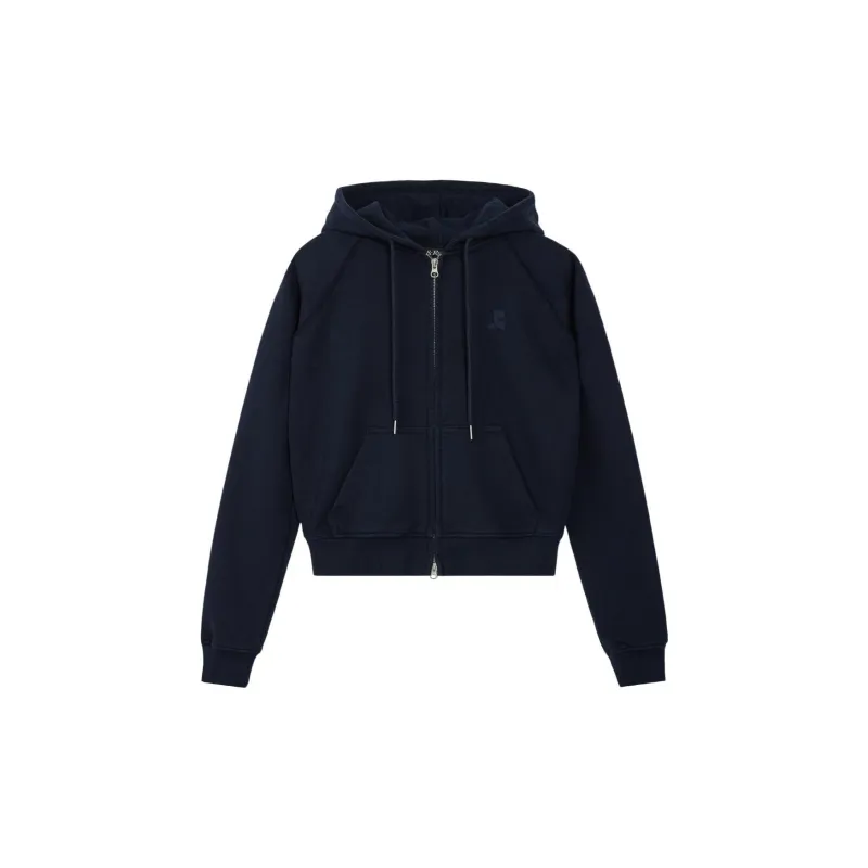 Rest&Recreation SS25 RS ZIP-UP HOODIE Sweatshirt Unisex NAVY/Marine Blue-2
