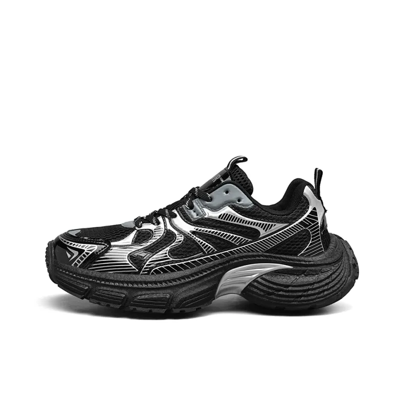 AMICNIEGD Breathable, Slip Resistant, And Abrasion Resistant Low Top Chunky Sneakers Unisex-5