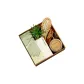 Hand Cream+Aromatherapy Candles+Match+Bamboo Wood Air Cushion Comb+Cinnamon+Green Plant