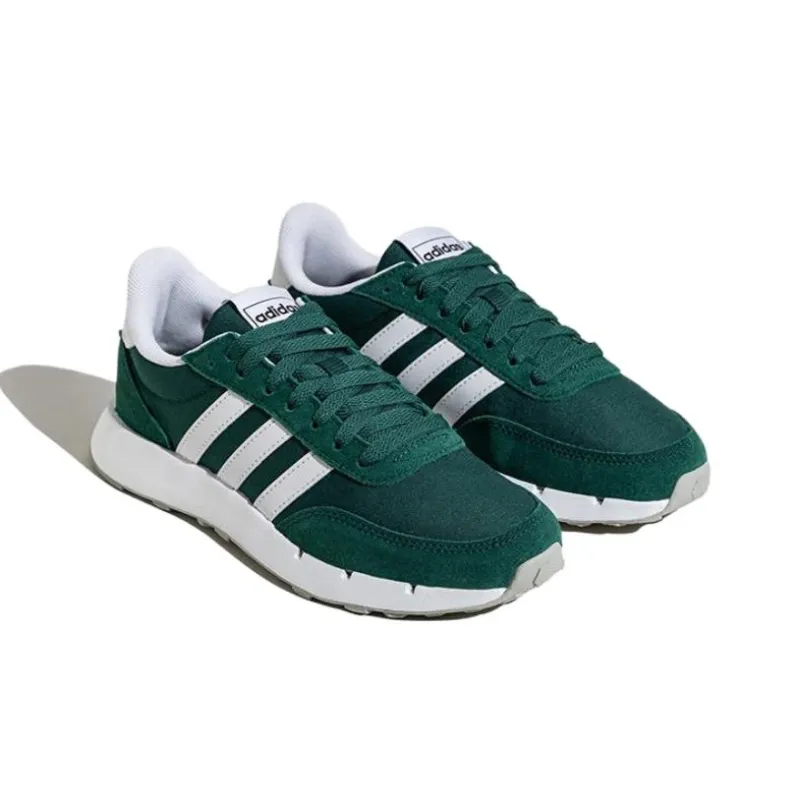 Adidas Run 60s 2.0 Anti Slip Wear Resistant Low Top Casual Running Shoes Unisex Green White-2