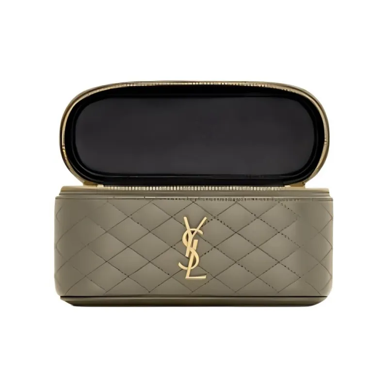 SAINT LAURENT GABY Sheepskin Shoulder Bag, Handbag Trumpets Women's Dark Moss Green-3