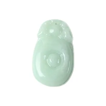 South Asia Bean Type Jadeite Pendants Unisex