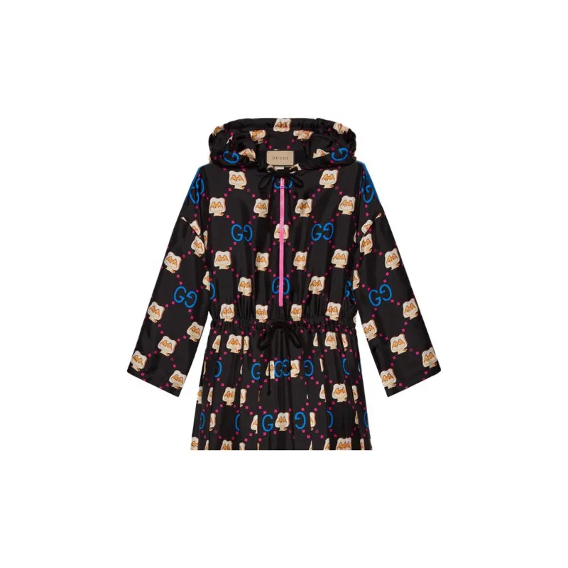 GUCCI Long-Sleeved Dresses Women's Black-3