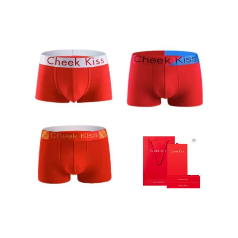 Cheekkiss Underwear Gift Box Men's 2 Pack Red-7