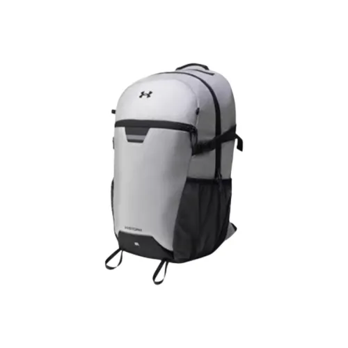 Under Armour Polyamide Outdoor Mountaineering Bag Backpack Unisex Silver White