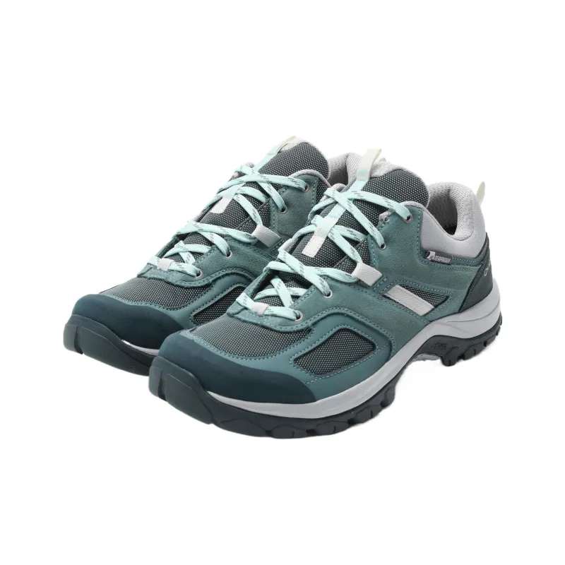 DECATHLON MH100 Anti Slip Wear Resistant Low Top Hiking Shoes Women's Turquoise-2